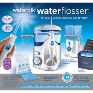 NEW! Waterpik® Water Flosser Combo Pack