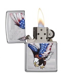 Zippo Eagle Flag Pocket Lighter