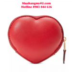 KATE SPADE NEW YORK Amour Puffy Smooth Leather 3D Heart Coin Purse