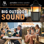 Acoustic Research Portable Outdoor Wireless Speaker