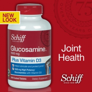 Schiff® Glucosamine 1,500mg Plus Vitamin D, 340 Coated Tablets