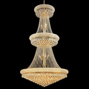 Lighting by Pecaso La Rioja Chandelier in Gold