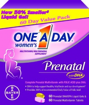 One A Day Women´s Prenatal Vitamins, 60+60 Count