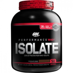 Optimum Nutrition 100 percent Whey Isolate Chocolate 2 pack 4.19 lbs. (3.800g - 2 bình)