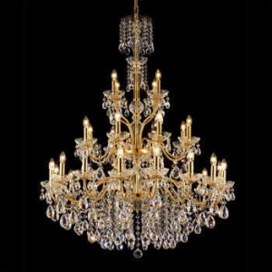 Lighting by Pecaso Gold Tuscana Chandelier