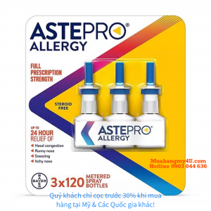 Astepro Adult Nasal Spray - 120 ml./bottle, 3 pk