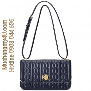 LAUREN RALPH LAUREN - Sophee Small Quilted Nappa Leather Convertible Bag