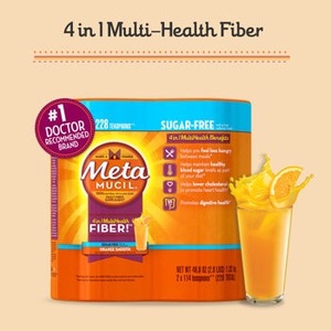 Metamucil® MultiHealth Fiber, Sugar Free, 228 Doses