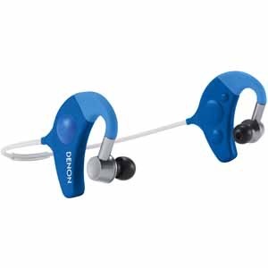 DENON AH-W150BU Exercise Freak Bluetooth Headphones - Blue 