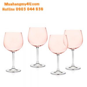 Meridian Blush Balloon Goblet, Set of 4