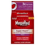 MegaRed Super Heart Omega 3 Krill Oil Plus CoQ10 & Vitamin D - 40 Count