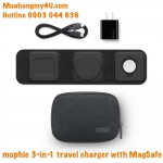mophie 3-in-1 travel charger with MagSafe