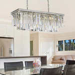 Lighting by Pecaso Metro in Polished Nickel 40"L X 14"W 93lbs Number of Lights: 12