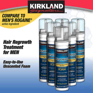 Kirkland Signature Hair Regrowth Treatment Minoxidil Foam for Men