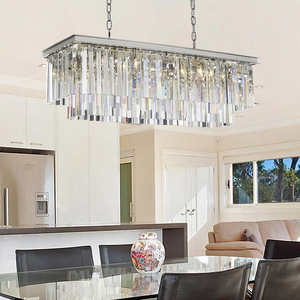 Lighting by Pecaso Metro in Polished Nickel 40"L X 14"W 93lbs Number of Lights: 12