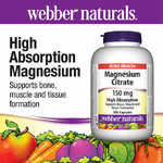 webber naturals® Magnesium Citrate 150 mg -- 300 Capsules