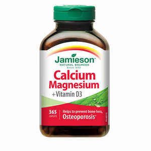 Jamieson Calcium Magnesium with Vitamin D3 -- 365 Tablets