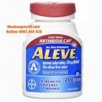 Aleve Naproxen Sodium 220 Mg. Soft Grip Arthritis Cap Pain Reliever/Fever Reducer, 200 Tablets