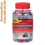 Kirkland Signature Rapid Release Acetaminophen 500 mg., 400 Gelcaps