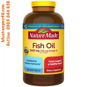 Nature Made Fish Oil 1200 mg., 300 Softgels