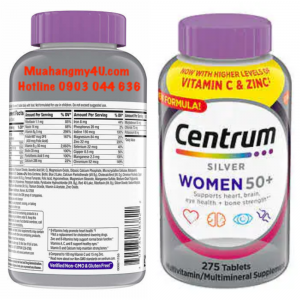 Centrum Silver Women 50+, 275 Tablets