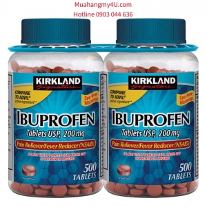 Kirkland Signature Ibuprofen 200 mg., 500 Viên