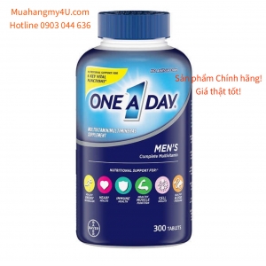 One A Day - Men_Nam dưới 50 tuổi, Chai 300 viên 