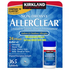 Kirkland Signature - Non-Drowsy AllerClear Antihistamine 10mg - 365 Tablets