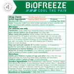 Biofreeze Pain Reliever, 6 Ounce Pack