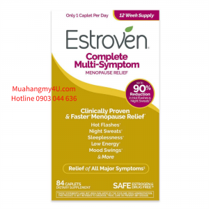 Estroven Complete Multi-Symptom Menopause Relief, 84 Caplets