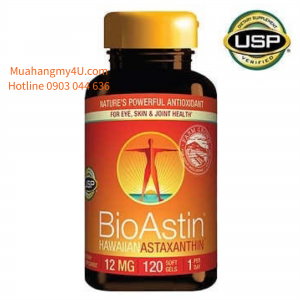 BioAstin Hawaiian Astaxanthin 12 mg., 120 Soft Gels