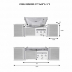 Crosley Switch II Turntable Shelf System