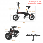 Gorpore 14" Portable Folding Electric Bike