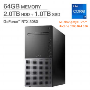 Dell XPS Tower - 12th Gen Intel Core i7-12700 - GeForce RTX 3080 - Windows 11, Black