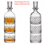 Godinger Dublin Stackable Decanter with 2 Glasses