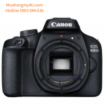 Canon EOS 4000D 18MP DSLR Camera with 18-55mm lens - Flash Top Bundle