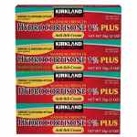 Kirkland Signature Hydrocortisone 1 percent PLUS Anti-Itch Cream, 8 Ounces