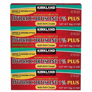 Kirkland Signature Hydrocortisone 1 percent PLUS Anti-Itch Cream, 8 Ounces