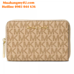 MICHAEL MICHAEL KORS Signature Jet Set Zip-Around Card Case