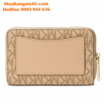 MICHAEL MICHAEL KORS Signature Jet Set Zip-Around Card Case