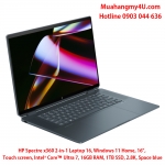 HP Spectre x360 2-in-1 Laptop 16, Windows 11 Home, 16", Touch screen, Intel® Core™ Ultra 7, 16GB RAM, 1TB SSD, 2.8K, Space blue