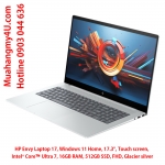 HP Envy Laptop 17, Windows 11 Home, 17.3", Touch screen, Intel® Core™ Ultra 7, 16GB RAM, 512GB SSD, FHD, Glacier silver
