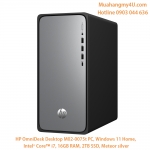 HP OmniDesk Desktop M02-0075t PC, Windows 11 Home, Intel® Core™ i7, 16GB RAM, 2TB SSD, Meteor silver