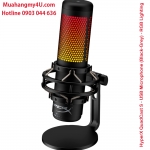 HyperX QuadCast S - USB Microphone (Black-Grey) - RGB Lighting