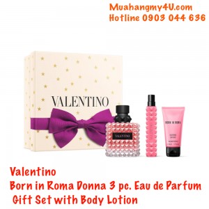 Valentino 3-pc. Donna Born in Roma Eau de Parfum Gift set with Body Lotion