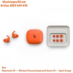 New! Powerbeats Fit — Wireless Fitness Earbuds with Secure Fit — Spark Orange