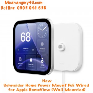 New - Schneider Home Power Mount PoE Wired for Apple HomeView_Wall Mounted