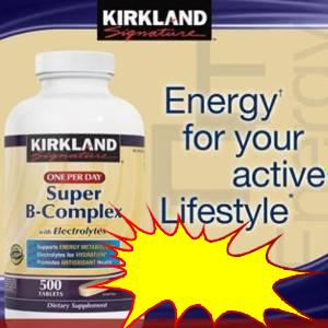 Super B-Complex with Electrolytes, 500 Tablets