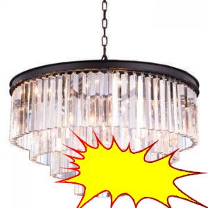 Lighting by Pecaso Metro Chandelier in Dark Bronze