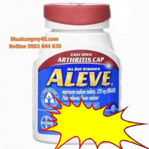 Aleve Naproxen Sodium 220 Mg. Soft Grip Arthritis Cap Pain Reliever/Fever Reducer, 200 Tablets